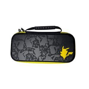 Pokemon Pikachu Silhouette Nintendo Switch Case Game Storage Black NWOT